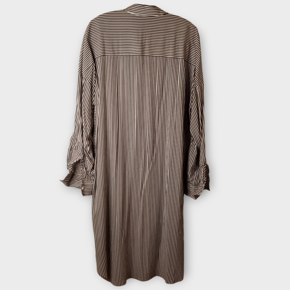 Reitmans Black and White Stiped Tunic/Dress, Medium - Picture 4 of 6